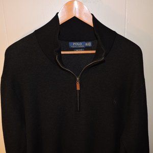Polo Ralph Lauren Knit Pima Cotton 1/4 zip sweater